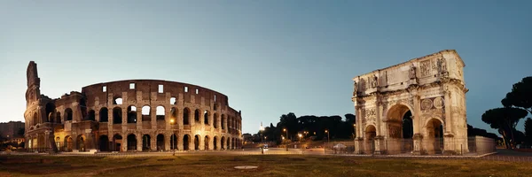 Coliseu Roma noite — Fotografia de Stock