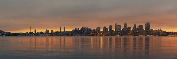 Seattle panorama pohled — Stock fotografie