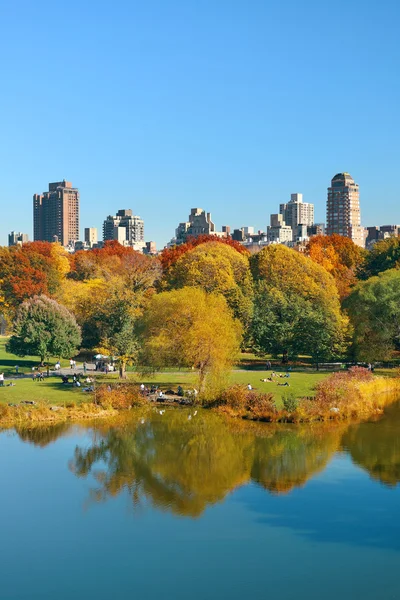 Central park hösten — Stockfoto