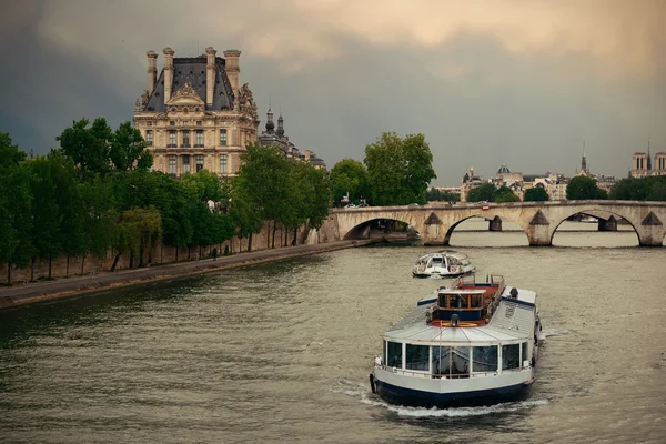 View over River Seine — Stock Photo, Image