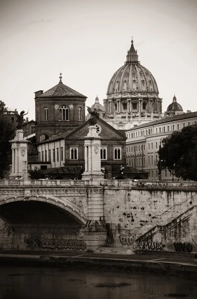 Rio Roma Tibre — Fotografia de Stock