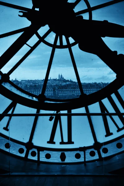 파리에서 클록 타워 — 스톡 사진