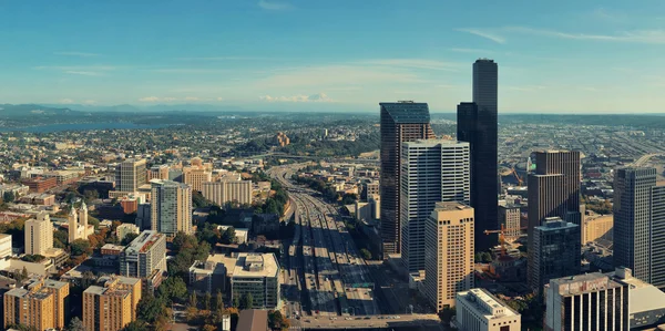 Seattle çatı görünümü — Stok fotoğraf