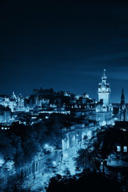 Edinburgh gece görünümü