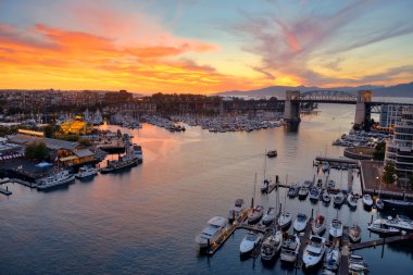 Vancouver liman görünüm 