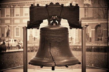 Liberty Bell view clipart