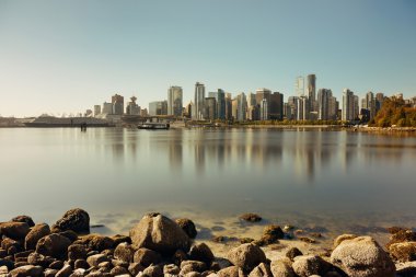 Vancouver şehir merkezindeki görünümü