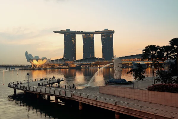 Vista del horizonte de Singapur —  Fotos de Stock