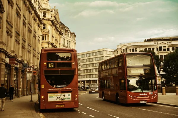 Vista de rua de Londres — Fotografia de Stock