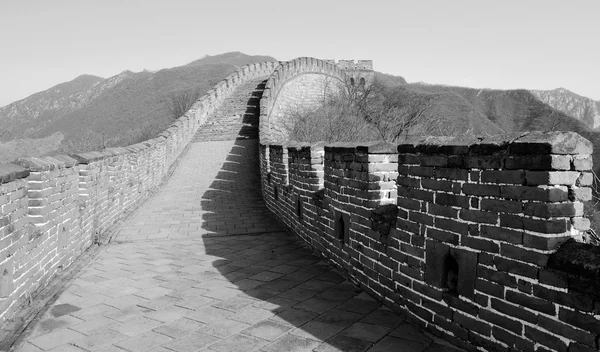Gran Muralla en blanco y negro —  Fotos de Stock