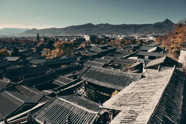 Lijiang régi épületek — Stock Fotó