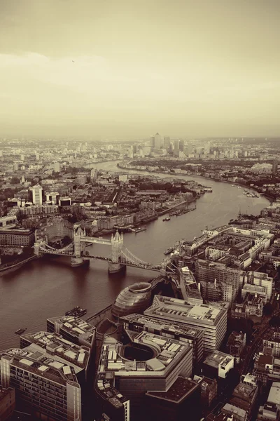 Visão aérea de Londres — Fotografia de Stock