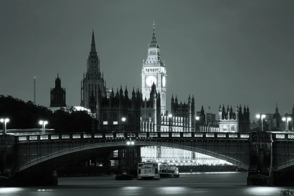 Westminster Palace and bridge — Stock Photo, Image