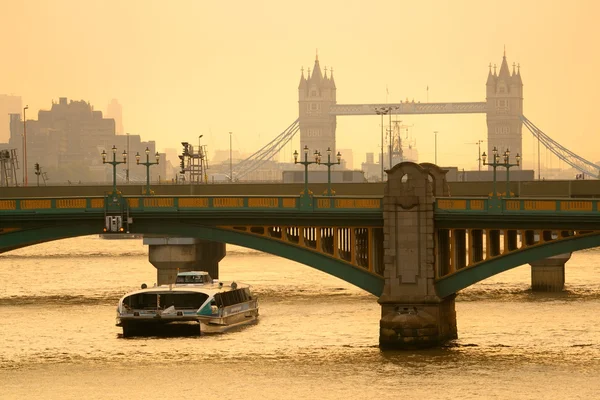 Vista silhueta de Londres — Fotografia de Stock