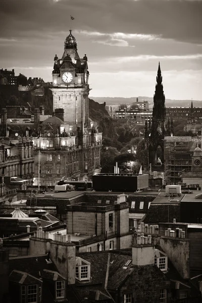 Edinburgh-Nachtsicht — Stockfoto