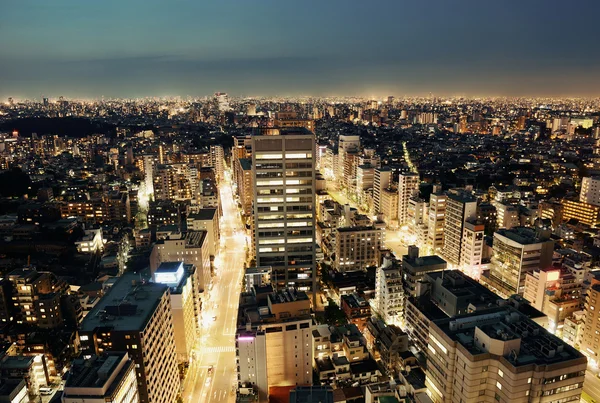 Vista notturna di Tokyo — Foto Stock