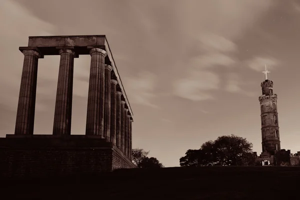 Edinburgh 'daki Calton Hill. — Stok fotoğraf