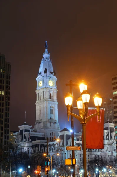 Philadelphia natt street — Stockfoto