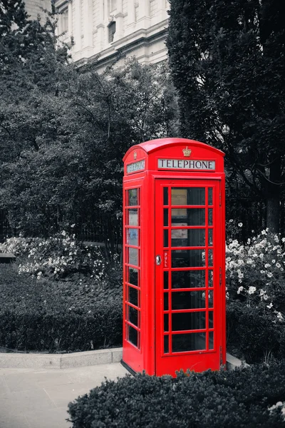 Červené telefonní budky — Stock fotografie