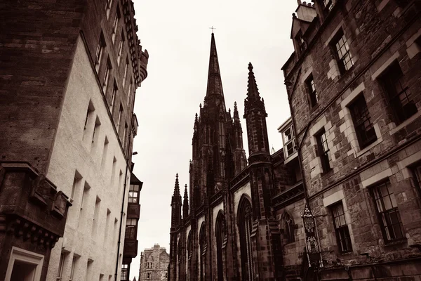 Edinburgh City Street – stockfoto