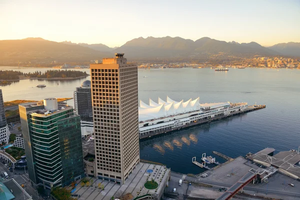 Vancouver tetőtéri nézetet — Stock Fotó