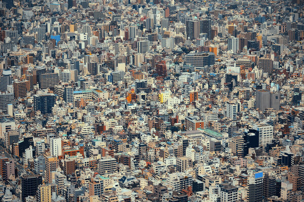 Tokyo urban rooftop