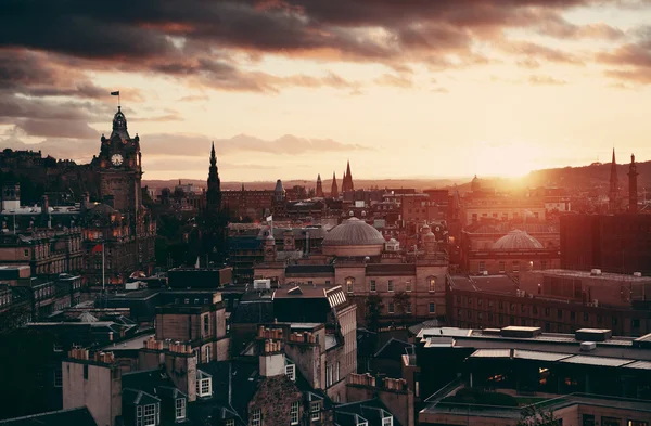 Skyline della città di Edimburgo — Foto Stock