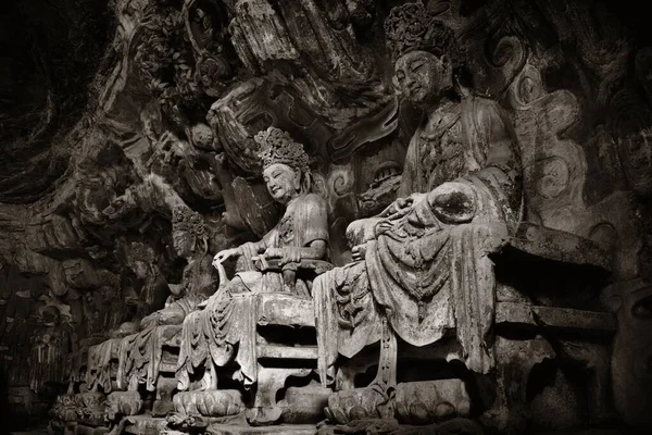 Dazu Rock Carvings Als World Heritage Site Gelegen Buitenwijk Chongqing — Stockfoto