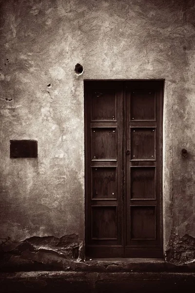 Vintage Door Wall Florence Italy — Stock Photo, Image