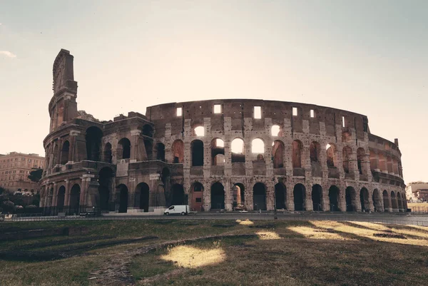 Coliseu Arquitetura Simbólica Roma Itália — Fotografia de Stock