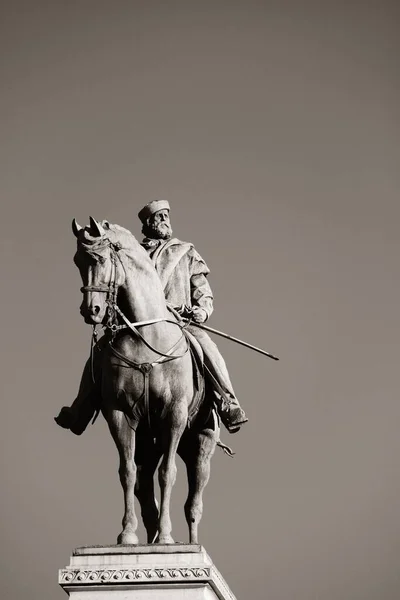 Giuseppe Garibaldi Denkmal Mailand Italien — Stockfoto