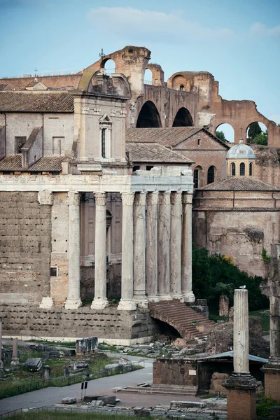 Foro Roma Con Ruinas Arquitectura Antigua Italia — Foto de Stock