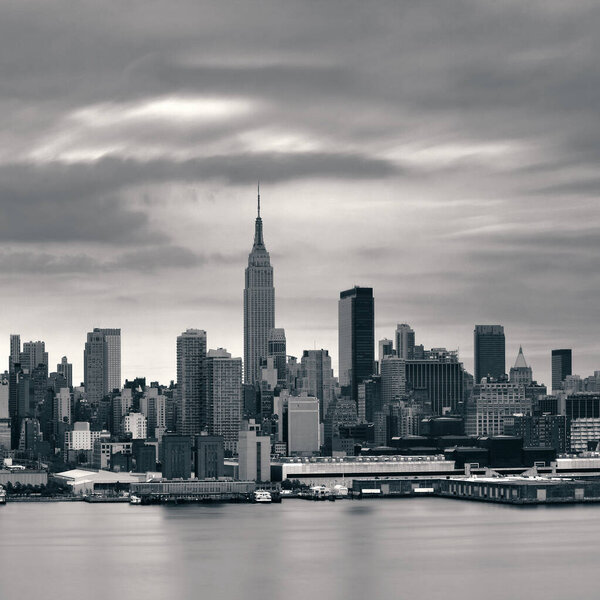 Manhattan midtown skyscrapers and New York City skyline