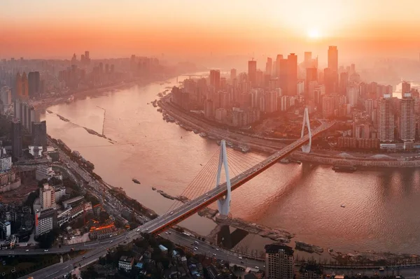 Chongqing Urban Arkitektur Och Stadssiluett Kina — Stockfoto