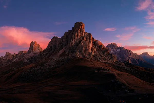 Dolomites Lever Soleil Paysage Naturel Dans Nord Italie — Photo