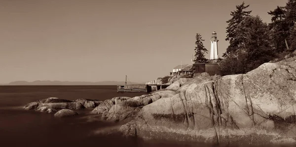 Point Atkinson Light House Vancouver Kanada — Stock fotografie