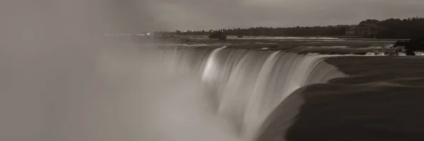 Niagara Falls Panorama Als Het Beroemde Natuurlijke Landschap Canada — Stockfoto