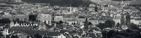 Praga Vista Panorâmica Telhado Com Edifícios Históricos Panorama República Checa — Fotografia de Stock