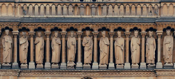 Notre Dame Paris Vista Vicino Panorama Come Famoso Punto Riferimento — Foto Stock