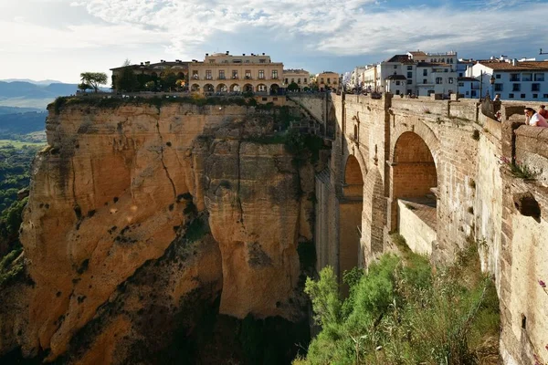 Puente Nuevo Nouveau Pont Ronda Espagne — Photo