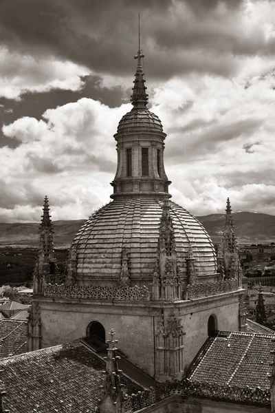 Antike Architektur Der Kathedrale Von Segovia Spanien — Stockfoto