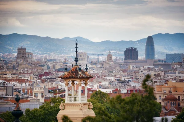 스페인 바르셀로나에 플라카 에스파냐의 랜드마크 — 스톡 사진