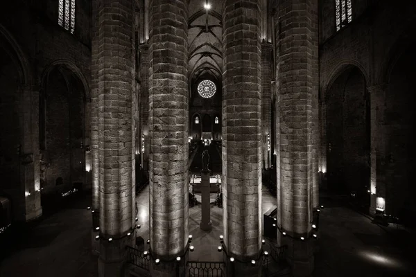 Basiliek Van Santa Maria Del Mar Barcelona Spanje — Stockfoto