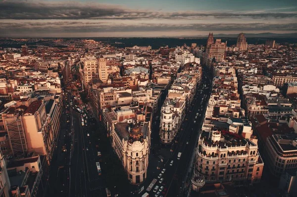 Luftaufnahme Des Einkaufsviertels Gran Madrid Spanien — Stockfoto