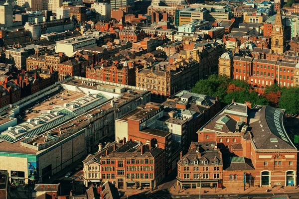 Vista Panorâmica Telhado Liverpool Com Edifícios Inglaterra Reino Unido — Fotografia de Stock