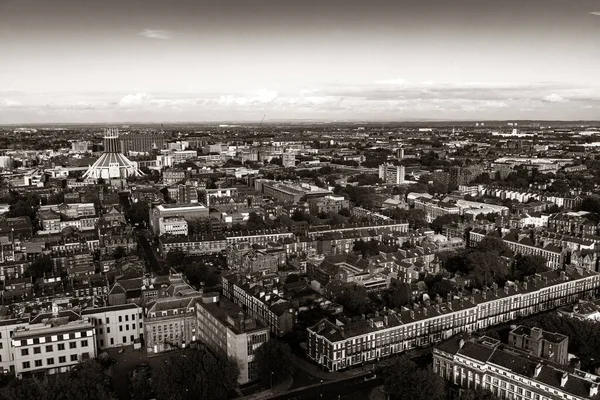 Liverpool Skyline Vue Sur Toit Avec Des Bâtiments Angleterre Royaume — Photo