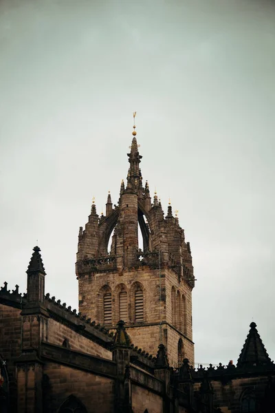 Catedral San Giles Como Famoso Monumento Edimburgo Reino Unido —  Fotos de Stock