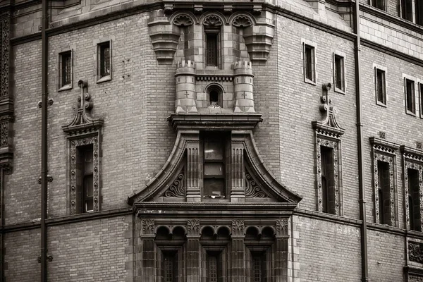 Nahaufnahme Historischer Gebäude Der Manchester Street England Großbritannien — Stockfoto