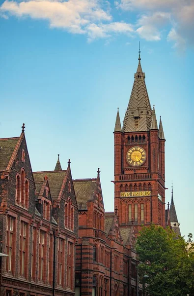 Closeup Tour Université Liverpool Angleterre Royaume Uni — Photo