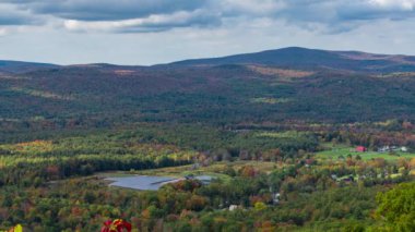 Dağ Sonbahar yaprakları